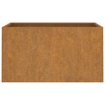 vidaXL Jardinière 62x40x39 cm acier corten