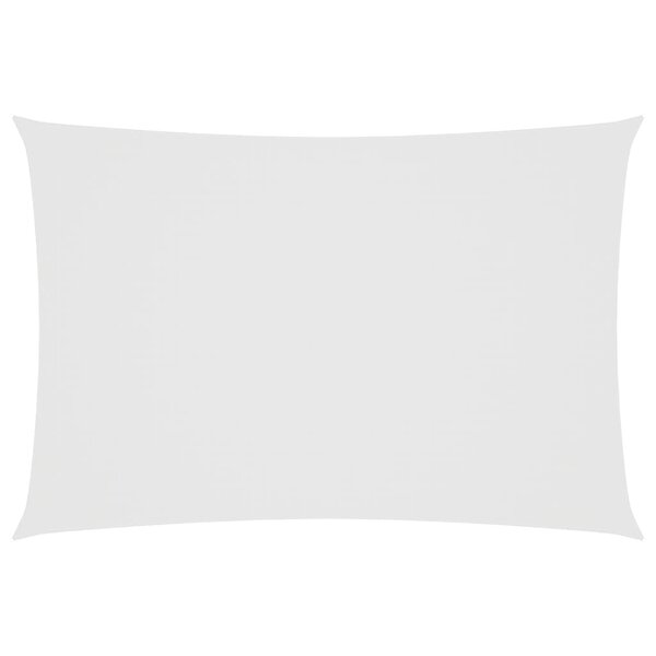 vidaXL Voile de parasol tissu oxford rectangulaire 2 5x4 5 m blanc
