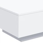 vidaXL Table basse blanc 55x55x31 cm bois d'ingénierie