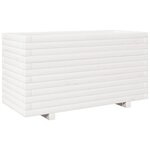 vidaXL Jardinière blanc 90x40x49 5 cm bois de pin massif