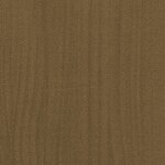 vidaXL Table basse marron miel 75x50x33 5 cm bois de pin massif