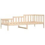 vidaXL Lit de jour sans matelas 80x200 cm bois de pin massif
