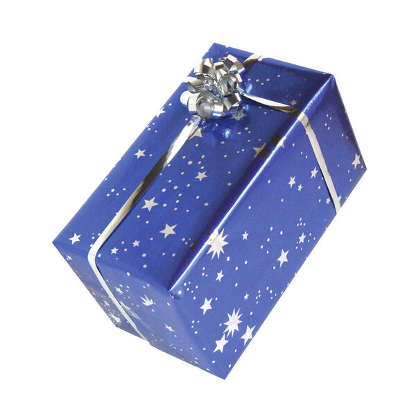 Rouleau de papier cadeau métallisé ciel étoilé 1 50x0 70m clairefontaine