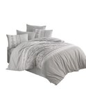 Parure de lit LUNA 240 x 220 cm - Gris