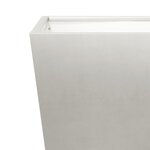 vidaXL Jardinière 30x30x30 cm acier inoxydable