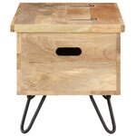 vidaXL Coffre 90x40x45 cm Bois solide de manguier