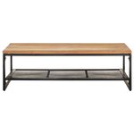 vidaXL Table basse 110x60x35 cm Bois d'acacia massif
