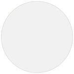 vidaXL Protecteur de table transparent Ø 100 cm 2 mm PVC