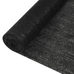 vidaXL Filet brise-vue Noir 3 6x25 m PEHD 195 g/m²