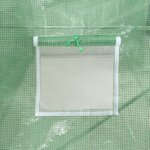 vidaXL Serre avec cadre en acier vert 110 m² 22x5x2 3 m