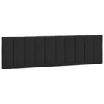 vidaXL Cadre de lit avec LED sans matelas noir 180x200 cm velours