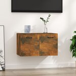 vidaXL Armoire murale Chêne fumé 60x36 5x35 cm Bois d'ingénierie