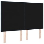 Tête de lit vidaXL Design de blocs en diamant bleu 144 cm en tissu