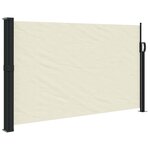 vidaXL Auvent latéral rétractable crème 120x600 cm