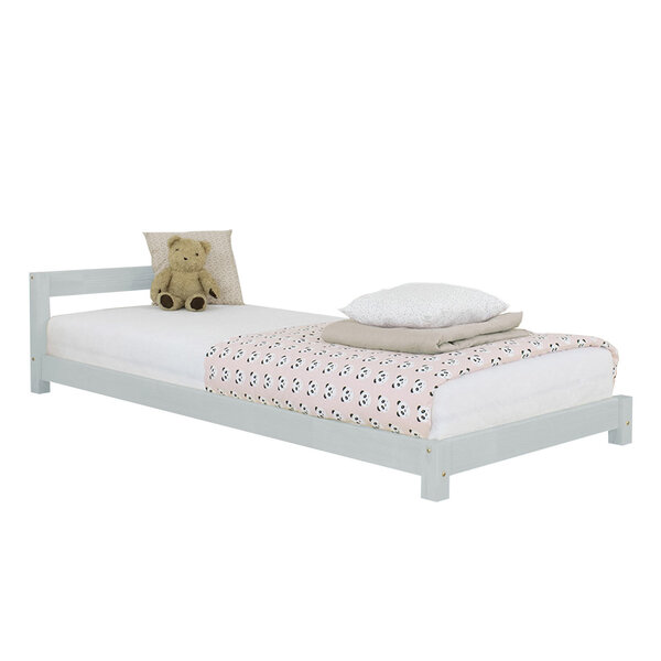 Lit enfant DREAMY 80 x 160 gris clair