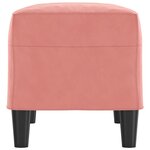 vidaXL Banc Rose 70x35x41 cm Velours