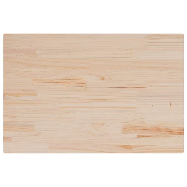 vidaXL Dessus de table 80x50x2 5 cm rectangulaire bois de pin massif
