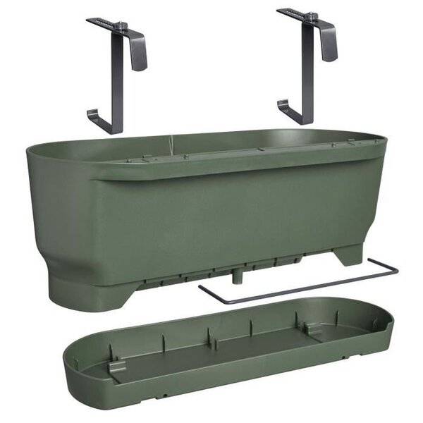 ELHO - Pot de fleurs  - Greenville Easy Balcony 52 - Vert feuille - Balcon