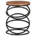 vidaXL Table d'appoint 40x40x52 cm Bois d'acacia massif