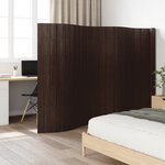 vidaXL Cloison de séparation marron foncé 165x600 cm bambou