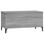 vidaXL Table basse Sonoma gris 90x44 5x45 cm Bois d'ingénierie