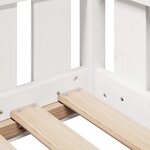 vidaXL Cadre de lit d'enfants forme de maison 90x190cm bois massif pin