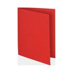 Paquet De 100 Sous-chemises Flash 80 100  Recyclé - 22x31cm - Rouge - X 10 - Exacompta