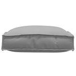 vidaXL Coussins de Palette pour Siège 4 Pièces Gris 40x40x8 cm Tissu Oxford
