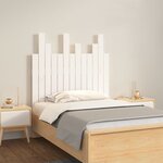 vidaXL Tête de lit murale Blanc 82 5x3x80 cm Bois massif de pin
