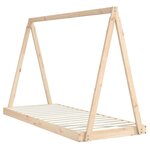 vidaXL Cadre de lit pour enfants 80x200 cm bois de pin massif
