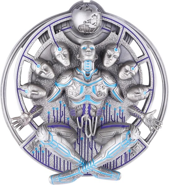 Pièce de monnaie en Argent 20 Dollars g 311 (10 oz) Millésime 2023 ARTIFICIAL INTELLIGENCE