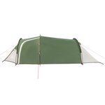 vidaXL Tente de camping tunnel 3 personnes vert imperméable