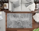 Tapis de salon FISUN 160 x 230 cm - Gris