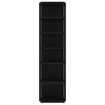 vidaXL Armoire à chaussures Noir 27 5x27x102 cm Bois d'ingénierie