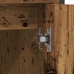 vidaXL Ensemble de meubles de salle de bain 2 pièces en bois ancien