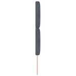 Tête de lit vidaXL Tufté avec Bouton en Cristal Gris Foncé 80 cm Velours