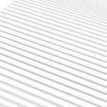 vidaXL Matelas en mousse blanc 100x210 cm dureté H2 H3