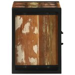 vidaXL Armoire Murale de Salle de Bain Multicolore Bois Récupéré Moyenne