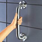 RIDDER Barre d'appui de sécurité 30 cm Inox brossé A00130051