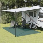 vidaXL Tapis de sol de camping vert 5x3 m