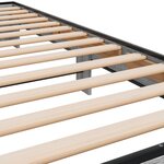 vidaXL Cadre de lit sans matelas sonoma gris 75x190 cm