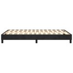 vidaXL Cadre de lit sans matelas noir 120x200 cm velours