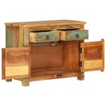 vidaXL Buffet 68x35x55 cm bois massif de récupération