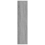 vidaXL Bibliothèque/Buffet Sonoma gris 66x30x130 cm Bois d'ingénierie