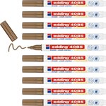 Marqueur Craie Liquide 4085 Cuivre Pointe Ronde 1-2 mm x 10 EDDING