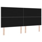 vidaXL Applique LED Tête de Lit Gris clair 100 cm Tissu