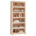 vidaXL Bibliothèque 80x35x183 cm Bois de pin massif