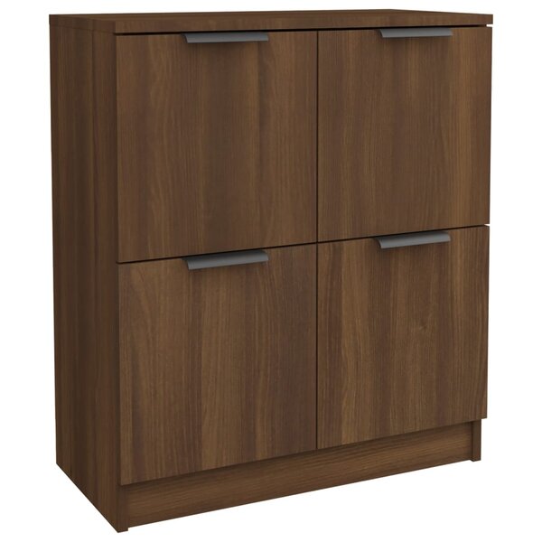 vidaXL Buffet chêne marron 60x30x70 cm Bois d'ingénierie