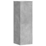 vidaXL Support pour plantes gris béton 33x33x100 cm bois d'ingénierie