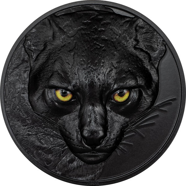 OCELOT Hunters By Night 2 Once Argent Monnaie 10 Dollars Palau 2024